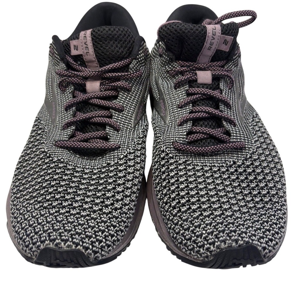 Brooks Revel 2 Womens Running Shoes Black Grey Purple 1202811B047 Size 11